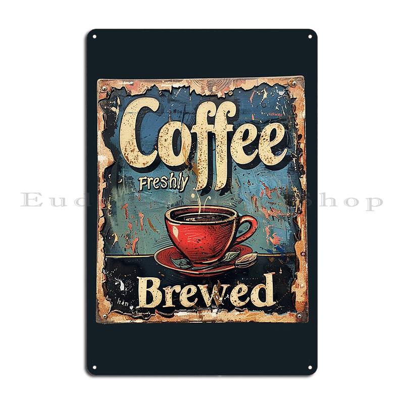 

Retro vintage Italian coffee machine advertising Metal Garage Plaques Bar Club Rusty Personalized Tin Sign Poster 20x30cm