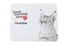 Chausie - mouse pad com estampa, tapete de gato personalizado, gadget exclusivo para um trabalhador de escritório da marca Art-Dog