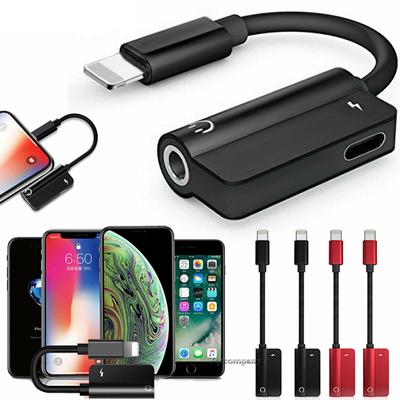 For iPhone 8/8 Plus AUX Adapter and Charge Cable (Headphone Adapter+Charger)