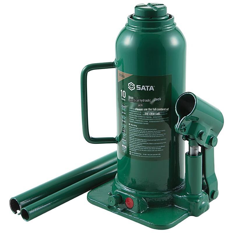 SATA 10-Ton Vertical Hydraulic Jack