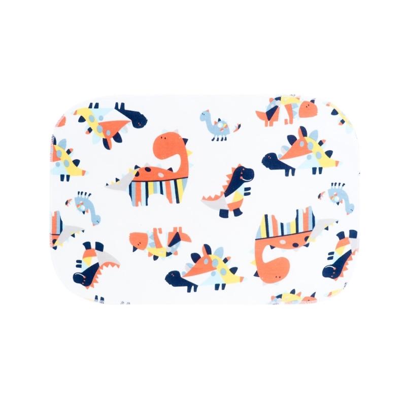 Gentle Baby Burp Cloth Comfortable Cotton Drooling Towel Print/Solid Color Multipurpose Nursing Essential