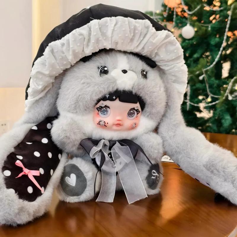 Nommi 400% Large Mushroom Hat Blind Box Series Plush Toy Soft Comfortable Kawaii Doll Ornament Mysterious Box Exquisite Fun Gift