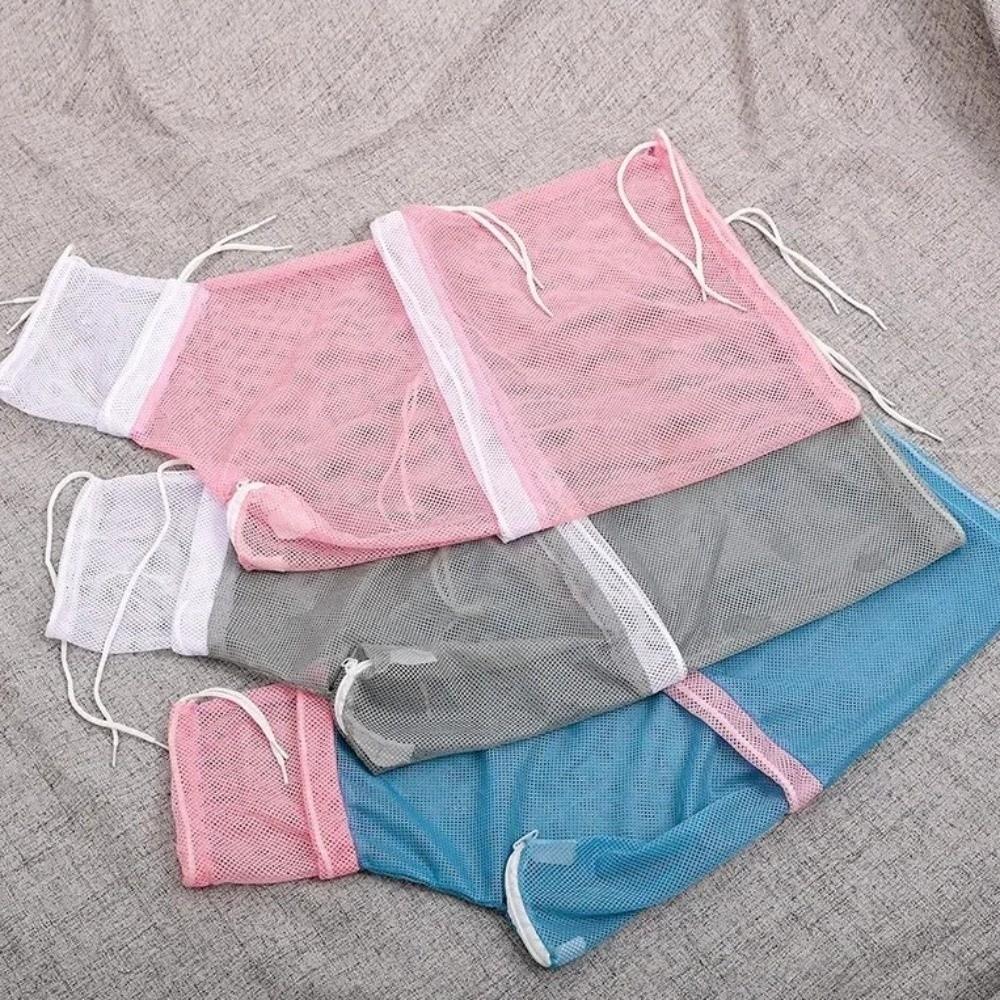 Breathable Mesh Cat Washing Bag Anti Bite Mesh Bath Bag Pet Washing Bag  For Pet Cat