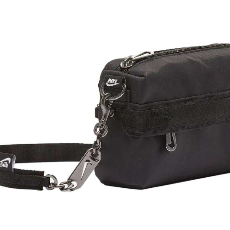 Nike Fabric Small Square Camera Bag Shoulder Bag Crossbody Bag Regular Women's Black Casual CW9304-010
