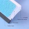 2 In 1 Double Sided Glass Cleaner Brush Sponge Squeegee for Windows Mirrors Shower Long Handle Bathroom Car Windshield Cleaning