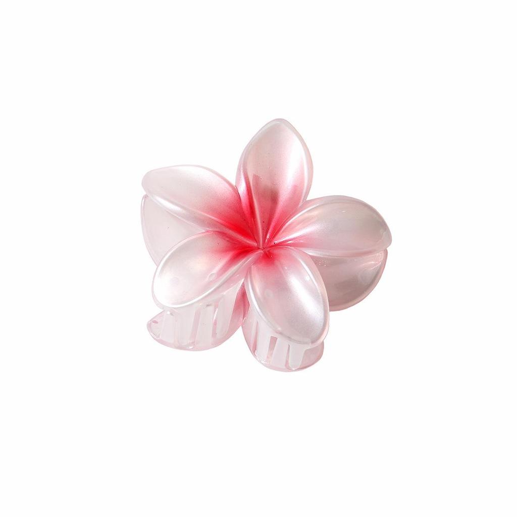 Pearl Flower Gradient Hair Clip - European & American Fashion Shark Clip