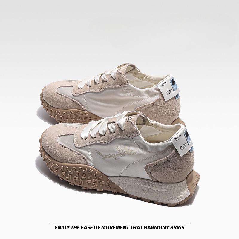 

Кроссовки De Training, дышащие, сто спортивных, толстые, маленькие, Koochie Gump, кроссовки 40 слоновая кость