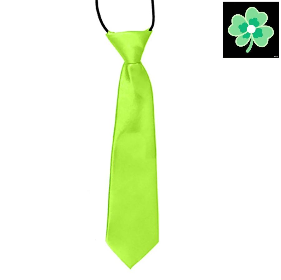 Цветные детские галстуки One Size зелёный