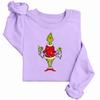 Women's Fashion Casual Long Sleeve Printed Crewneck Sweatshirt Top for Everyday Wear