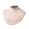 Women Muslim Modal Fake False Collar Islamic Hijab Extensions Turtleneck High Neck Cover Warmer Half Tops Hijab Scarf Crop Wrap