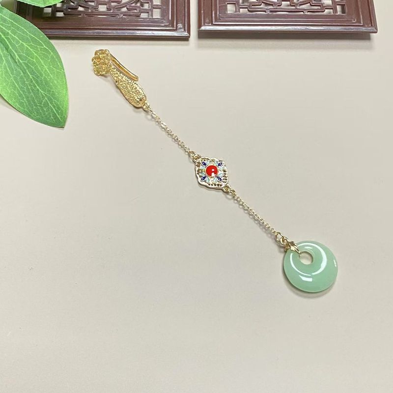 Chinese Fad Cheongsam Lappet Pendant New Chinese Original Retro Style Corsage Ornaments Han Dynasty Tassel Brooch Ornament Accessories