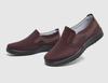 Men's Old Beijing Cloth Shoes: Breathable, Comfortable, Soft-Soled, Lightweight, Ideal for Spring/Autumn, Large Sizes for Middle-Aged & Elderly.