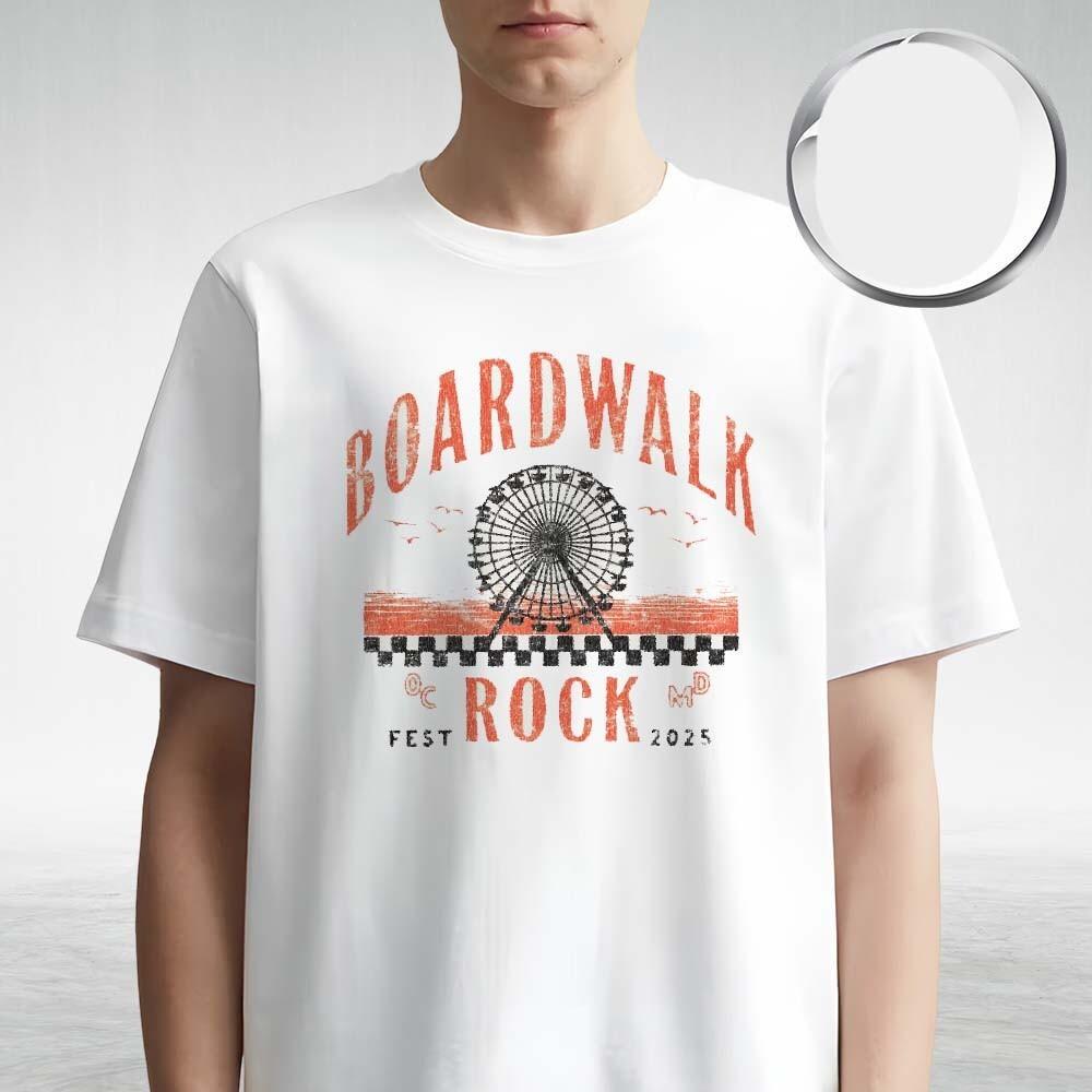 2026 Boardwalk Rock Festival Ocean City M D On May 17 18 2026 Unisex T-Shirt XXXXL