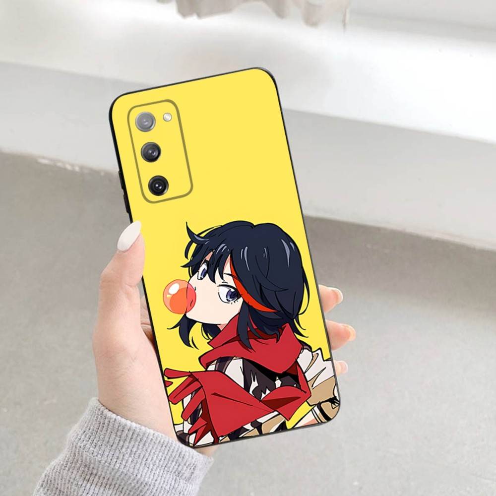

GIRL K-Kill Anime La Kill Phone Case For Samsung S 25,24,23,22,30,21,10,9,Ultra,Plus,Lite,FE,4,5 G Soft Black Case Samsung S25ULTRA