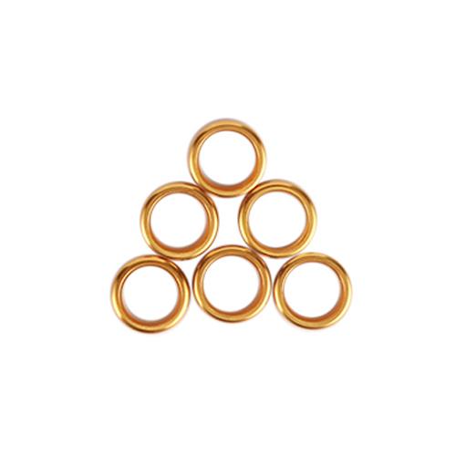 6 Farben DIY Angepasste Aluminium ID 8mm Vogel Fußringe Taube Papagei Fußringe Flugtraining Logo Wettbewerb Fußringe