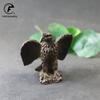 193g Antique Copper Big Flying Eagle Statue Animal Sculpture Retro Brass Figurines Miniature Ornament Home Feng Shui Decor