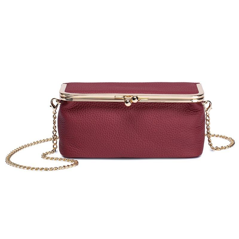 New European and American fashion chain bag women's shoulder messenger bag leather multi-functional gold storage bag large capacity