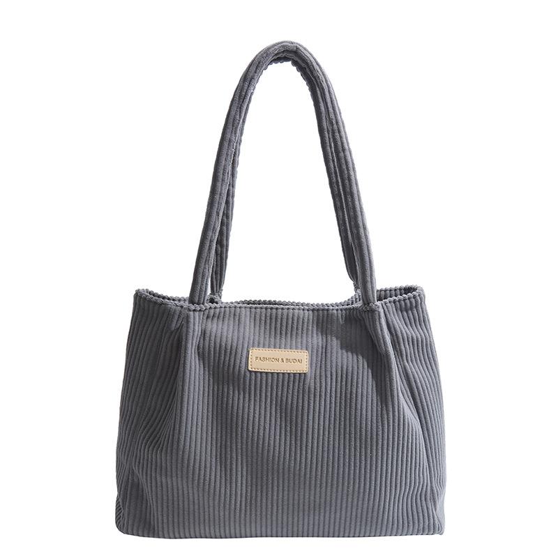 

Студенческая сумка Новая холщовая сумка Сумка через плечо Сумка-тоут тканевая Студенческая сумка женская большой вместимости для занятий серый