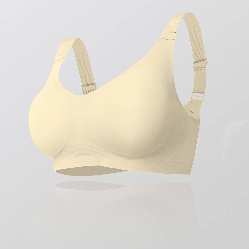 European and American Women's Underwear Seamless No-rims Removable Bra Pads