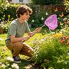 Children's Extendable Butterfly Net Lightweight Foldable Insect Catching Net with Telescopic Handle for Outdoor Exploration and Nature Activities