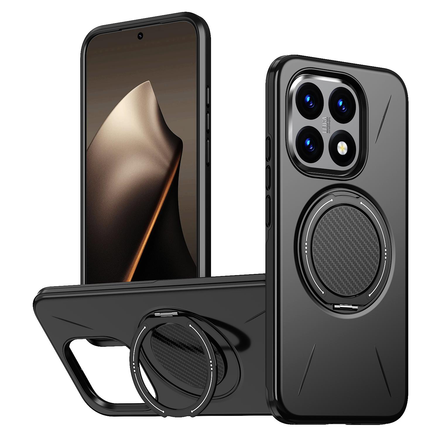 

Чехол для Xiaomi 15T Pro 5G MI15T Xiaomi15t Xiao Mi 15t Двухслойный чехол-подставка Жесткие противоударные чехлы Xiaomi 15T Pro чёрный