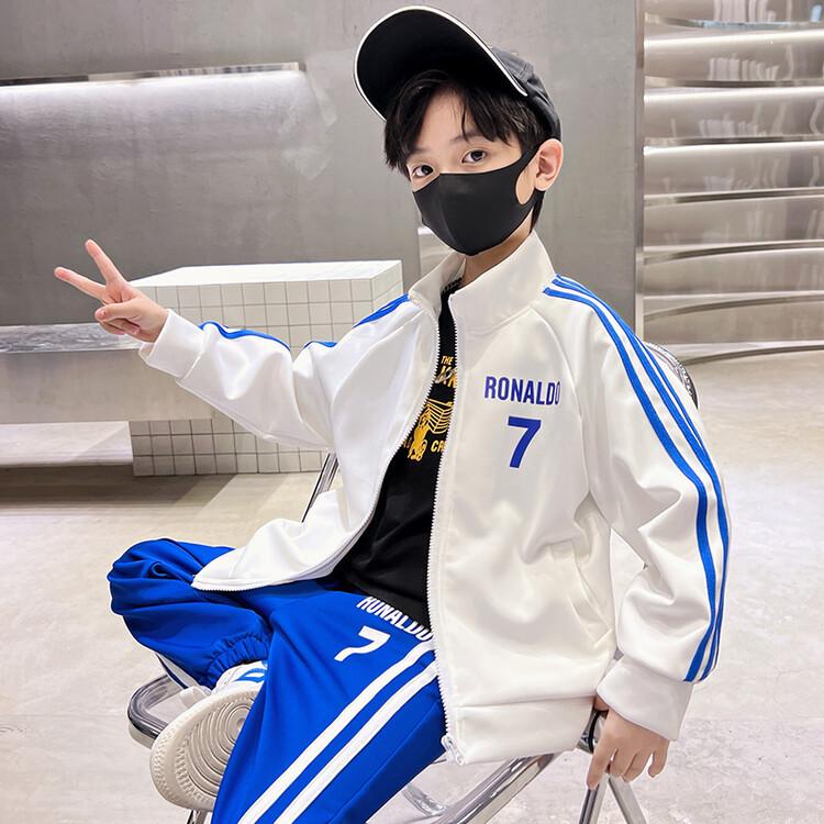 Δροσερό Σετ Δύο Τεμαχίων για Αγόρια Άνοιξη/Φθινόπωρο: 2025 Νέα Μοντέρνα Αθλητικά Ρούχα για Νήπια