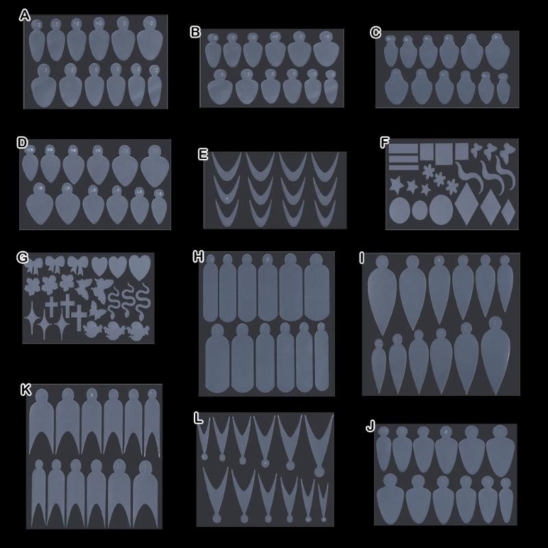 1 Sheet Duals Sided French Nail Forms Sticker French Line Sticker Nail Extension Forms Guide Stickers for Nail Design