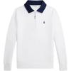 Polo Polo Shirt With Ribbed Hem And Contrast Collar Kids Tops CWPOKNIY8021665-100