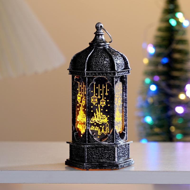 Muslim Ramadan Lantern Eid Led Night Light  Ramadan Decoration Moon Star Glowing Light Islamic Eid Al Adha Gift