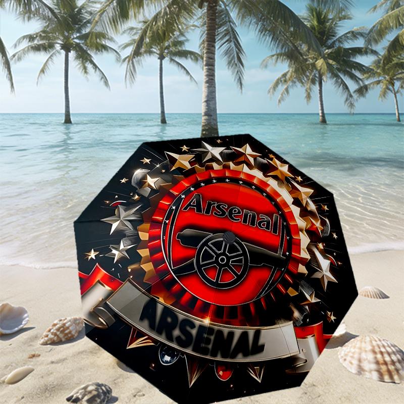 Arsenal F.C Print Umbrella Automatic Opening/ Closing - Portable Foldable Design - Daily use for Travel/Outdoor - Gift for Birthday