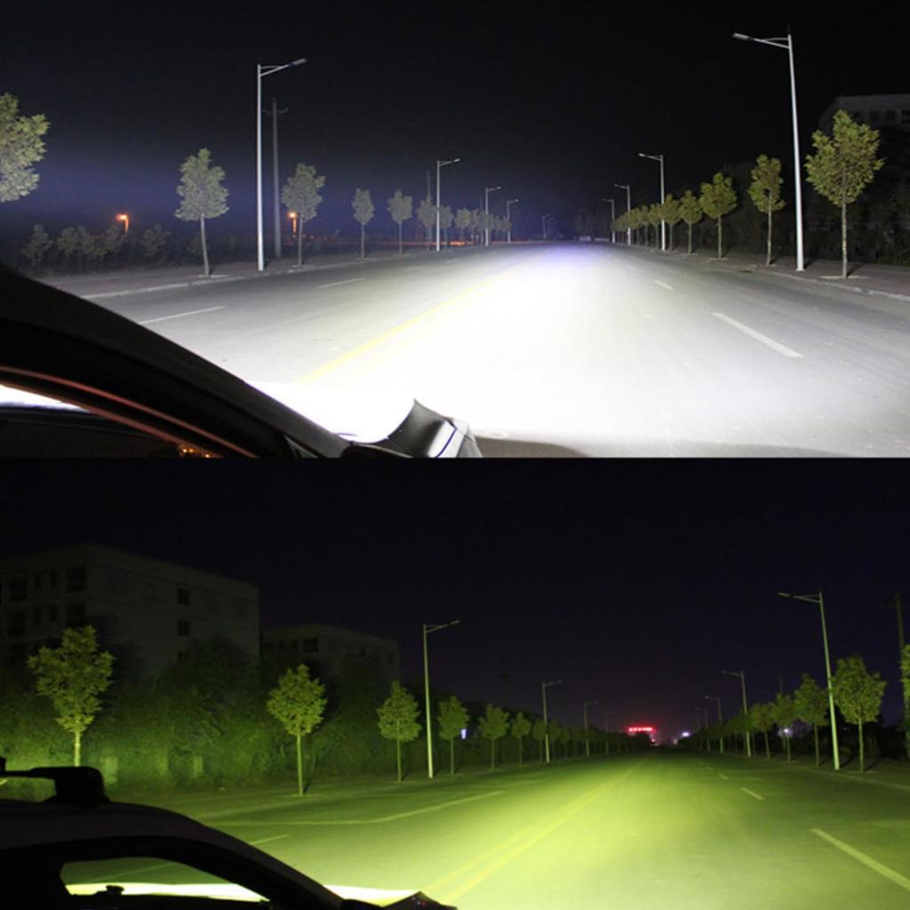 Deepa Ribusu LED Light Work LED Work Fishing Universal Fog Heat Shrink Tubing and Cable Ties Included 20-inch Bar, 288W, 52cm, 12V/24V Compatible,