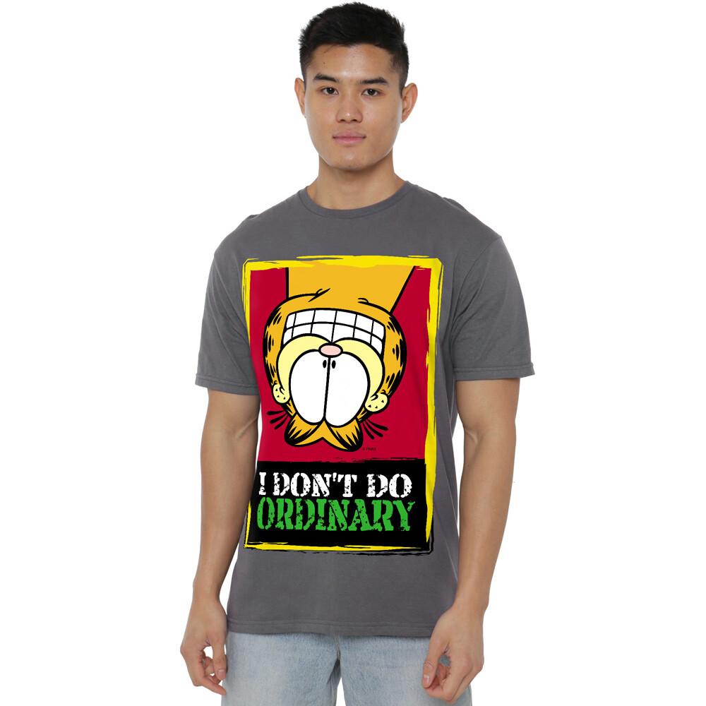 Garfield I Dont Do Ordinary T-Shirt S-4XL Charcoal M
