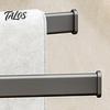 Rotating Towel Storage Swivel Rack, 180 Degree Design, Wall Mounted Space Modern Bathroom Hardware Aluminum Swing Holder, Anti-slip Organizer