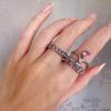 Luxurious And Distinctive Adjustable Copper Ring For Women Stylish Everyday Accessory