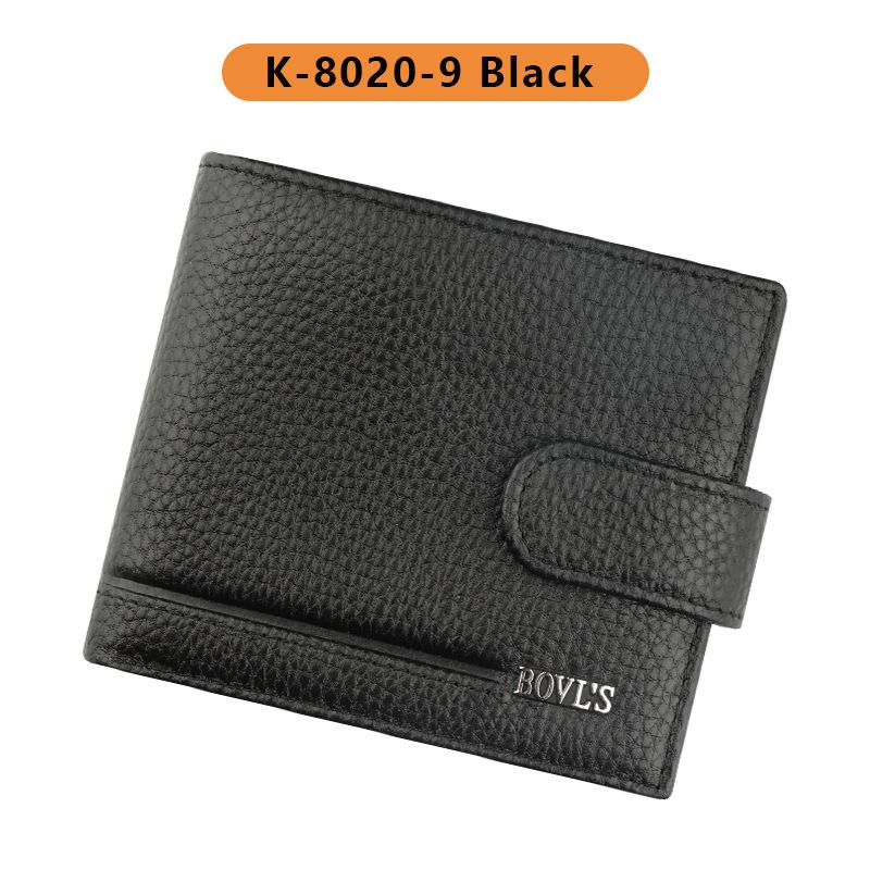 

Популярный мужской кошелек с защитой от кражи RFID и несколькими отделениями для карт, большой емкостью для карт, с застежкой-молнией, карманом для мелочи