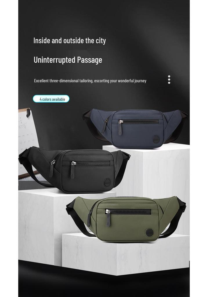 Men's Multi-Purpose Outdoor Waist Bag – Casual Travel Crossbody Sling Bag