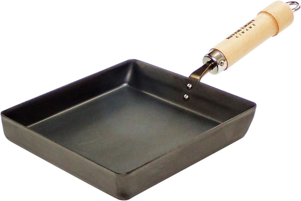 River Light Kiwami JAPAN Eisen-Tamagoyaki-Bratpfanne, groß, Eisennitrid-Nitrierung, kompatibel mit IH, rostbeständig, hergestellt in Japan, J1618