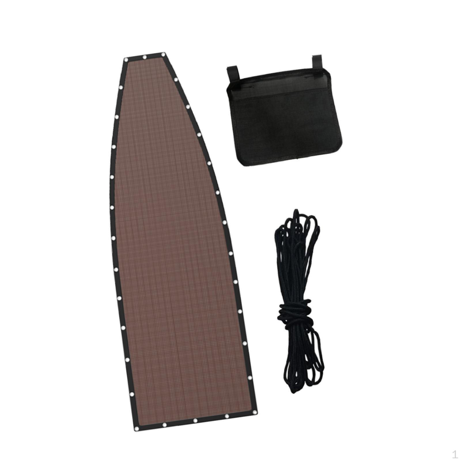 Подвесное кресло-качалка Запасная ткань для ремонта Двор Легкая установка Патио В помещении с 39-футовым шнуром Coffee with Pocket