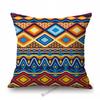 Colorful Ethnic Design Pattern Africa Hieroglyph Totem Symbol Geometric Art Home Decoration Sofa Pillow Case Linen Cushion Cover