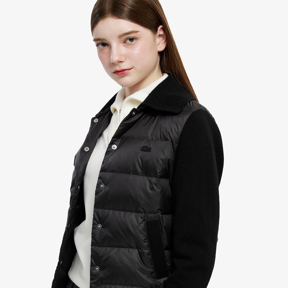 Lacoste Women's Knit Patch Lightweight Down BF354E-55N031