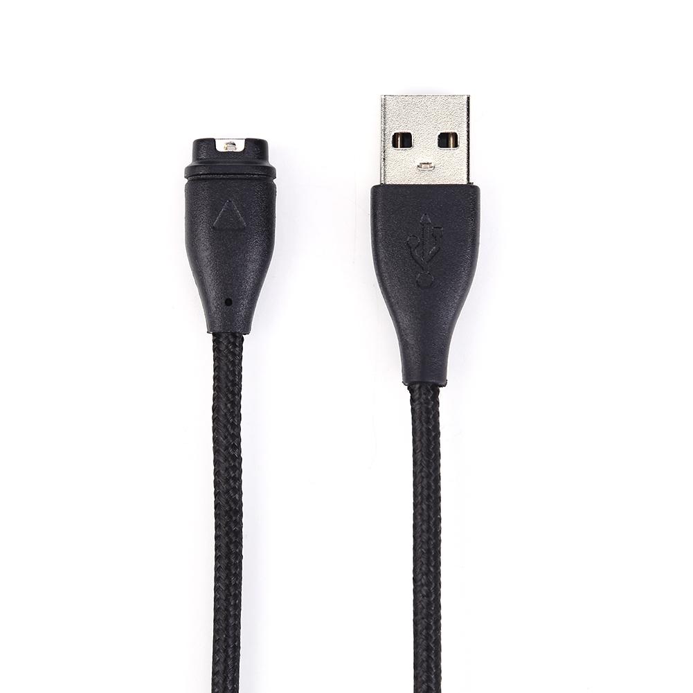 50/100cm Charging Cable Replacement Parts Nylon Braided Charger Cable Portable Charging Cable Adapter for Garmin Venu 2 Instinct 50cm