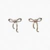 Ribbon tie earring