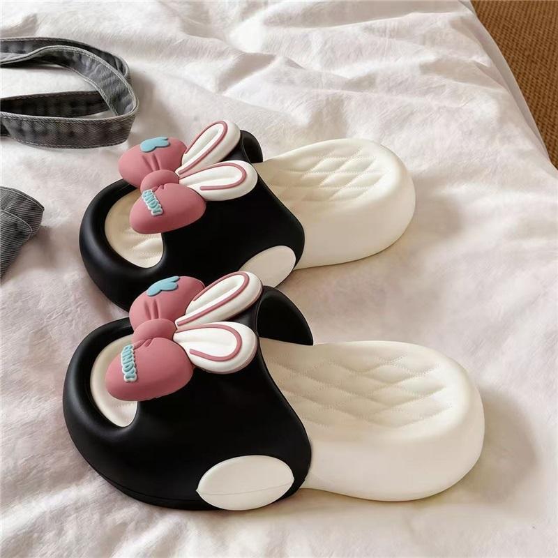 Summer women s thickened platform non-slip flip-flops, beach sandals, home interior fashion, lightweight non-slip slippers 36-37