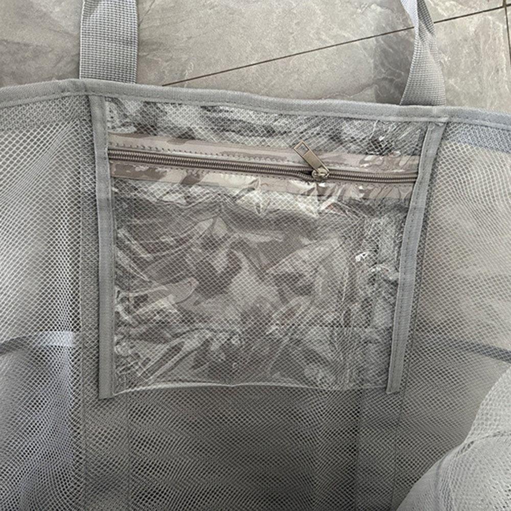 Hollow Beach Bags Mesh Makeup Storage Bag New Shoulder Bag  Women