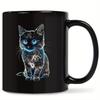 Süße Katze Tasse Büro Haushaltstasse Kaffeetasse Wasserbecher Keramiktasse