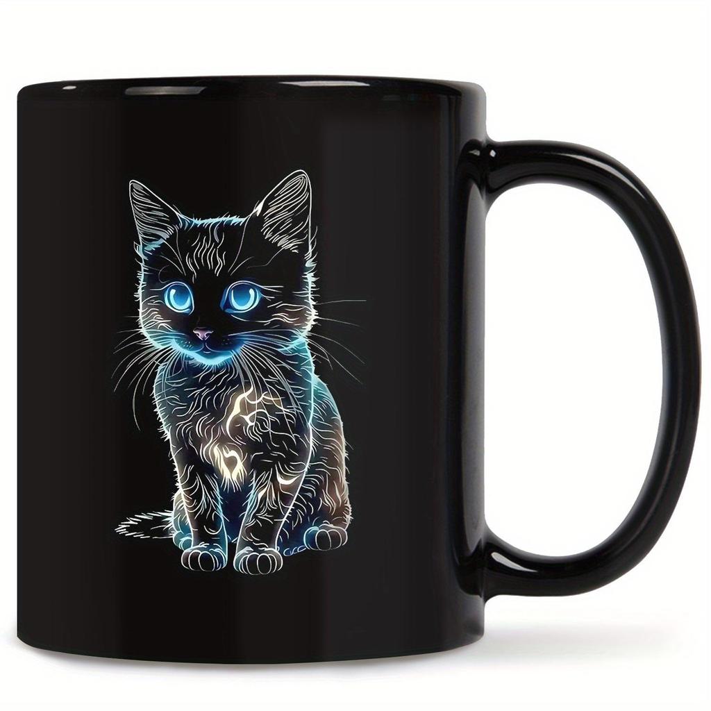 Süße Katze Tasse Büro Haushaltstasse Kaffeetasse Wasserbecher Keramiktasse