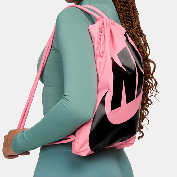 Nike Fabric Backpack Women's Coral Pink & Black Casual BA5351-611