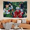 Inuyasha Anime Hippie Wall Hanging Tapestries Bohemian Wall Tapestries Mandala INS Home Decor