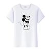 Vintage Cartoon Tshirt Mickey Mouse Tops Graphic Clothes Summer Blouses Short Sleeve T-shirt White Tees Unisex