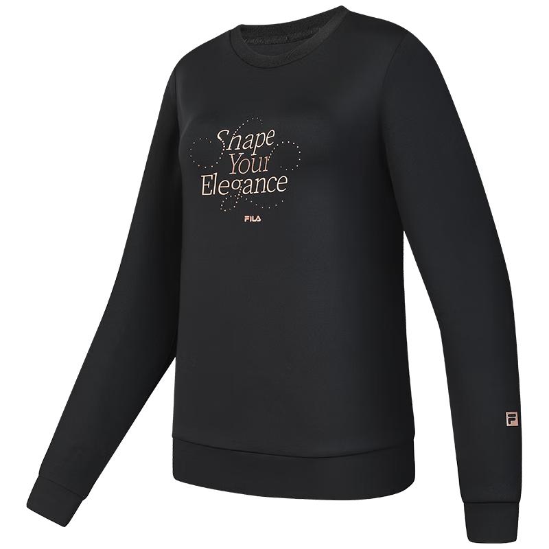 FILA Women s Basic Knit Pullover Sweatshirt S